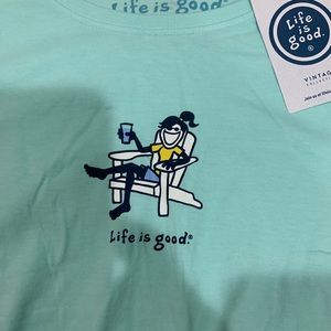 Life is good T-shirt size 3x brand new with tags